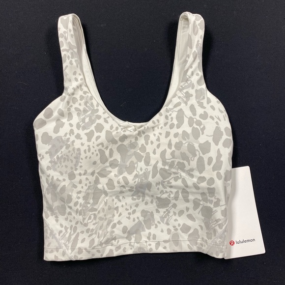NWT Lululemon Align Tank Top Cheetah Camo Antique White - Picture 6 of 8